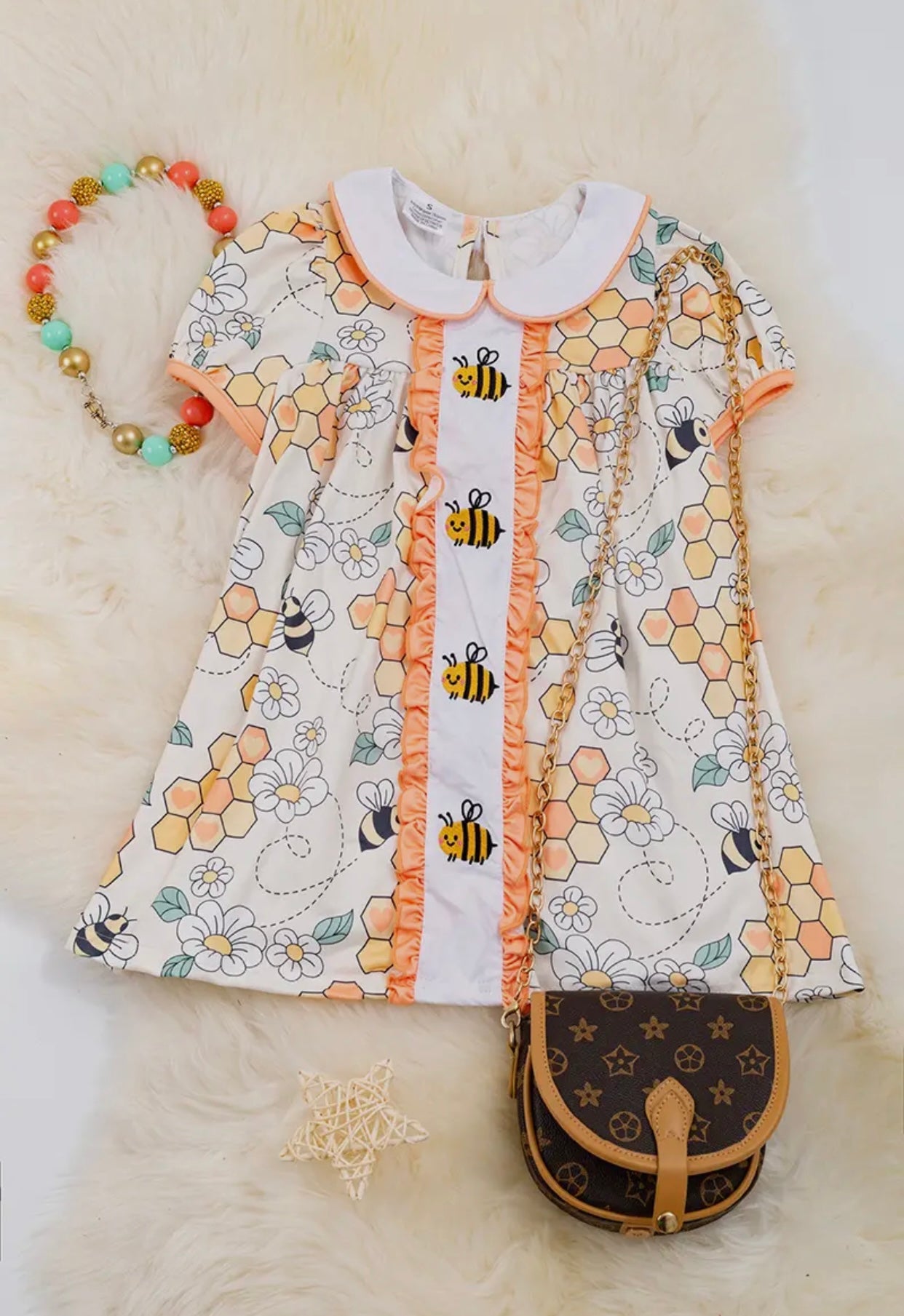Beee Happy Embroidered Dress