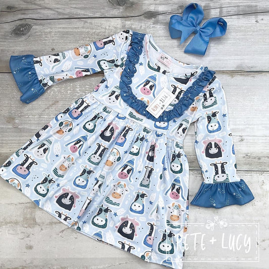 Stay Cool Cows Dress